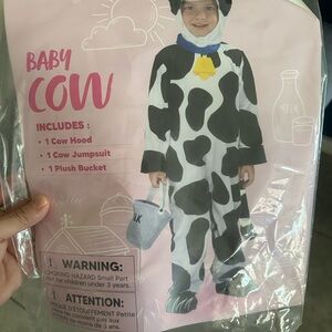 Baby Cow Costume with Hood and Jumpsuit
